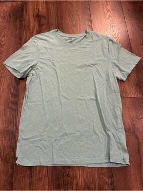 Sanoma Men's Medium Lightweight Crew Neck T-Shirt - Seafoam